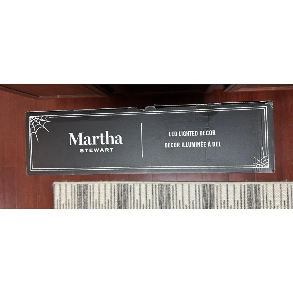 Brand New VIRAL Martha Stewart Halloween LIGHT UP Bat Mirror gothic